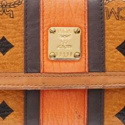 MCM Multicolor Visetos Coated Canvas and Leather Trifold Wallet
