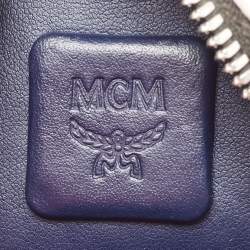 MCM White/Black Visetos Coated Canvas And Leather Mini Stark-Bebe Boo Backpack