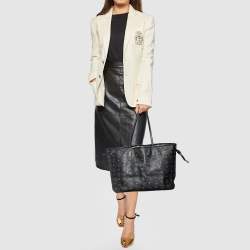 MCM Visetos Coated Canvas and Leather Project Shopper Tote