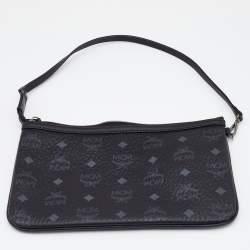 MCM Visetos Coated Canvas and Leather Project Shopper Tote