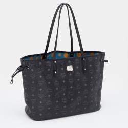 MCM Visetos Coated Canvas and Leather Project Shopper Tote