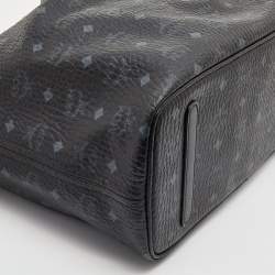 MCM Visetos Coated Canvas and Leather Project Shopper Tote
