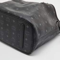 MCM Visetos Coated Canvas and Leather Project Shopper Tote