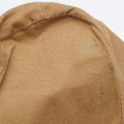 MCM Cognac Visetos Coated Canvas and Leather Hobo