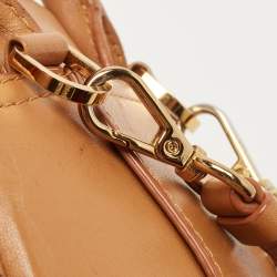 MCM Tan Visetos Coated Canvas and Leather Mini Studded Stark-Bebe Boo Backpack
