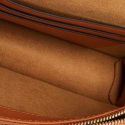 MCM Cognac Visetos Coated Canvas and Leather Mini Rabbit Crossbody Bag