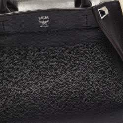 MCM Black Leather Tote
