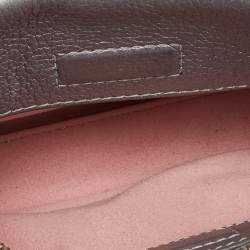 Pre Owned MCM Silver Leather Mini Milla Tote