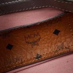 Pre Owned MCM Silver Leather Mini Milla Tote