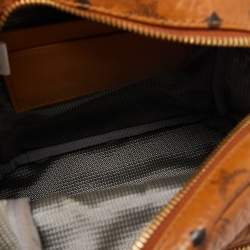 MCM Tan Visetos Coated Canvas and Leather Mini Studded Stark-Bebe Boo Backpack