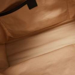 Pre Owned MCM Transparent/Black PVC and Leather Glitch Logo Shopper Tote