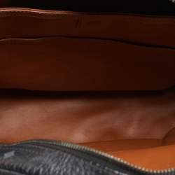 MCM Black Visetos Coated Canvas Large Stark Backpack