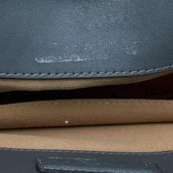 Pre Owned MCM Dark Grey Leather Medium Milla Tote