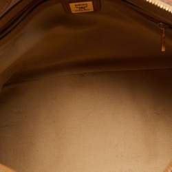 MCM Tan Visetos Coated Canvas and Leather Zipped Shoulder Bag