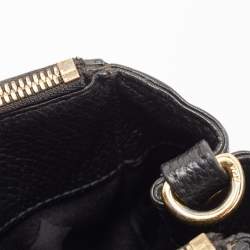 Pre Owned MCM Black Leather Double Zip Satchel