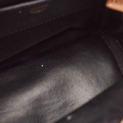 MCM Cognac Visetos Coated Canvas and Leather Mini Studded Stark-Bebe Boo Backpack