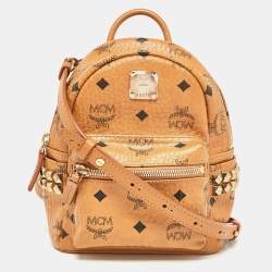 Mcm bebe 2024 boo cognac