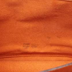 MCM Cognac Visetos Coated Canvas and Leather Medium Tracy Satchel