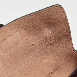 MCM Dark Red Leather Mini Milla Tote