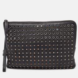 Mcm black wristlet hotsell