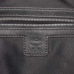 MCM Black Visetos Coated Canvas and Leather Klara Bag