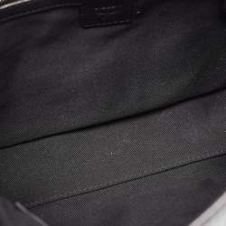 MCM Black Visetos Coated Canvas and Leather Klara Bag
