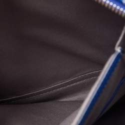 MCM Blue Visetos Coated Canvas and Leather Studs Stark Backpack