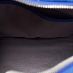 MCM Blue Visetos Coated Canvas and Leather Studs Stark Backpack