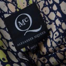 McQ by Alexander McQueen Croc Print Layered Crop Top S