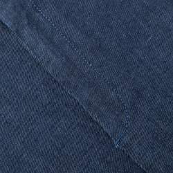 Pre Owned McQ by Alexander McQueen Indigo Denim Zip Detail A Line Mini Skirt S