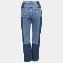 Pre Owned McQ by Alexander McQueen Two Toned Denim Jeans M