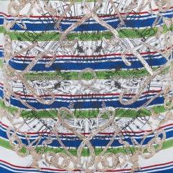 McQ by Alexander McQueen Multicolor Striped & Embroidered Tank Top M