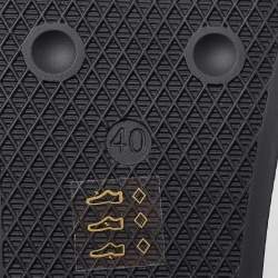 Pre Owned McQ by Alexander McQueen White Faux Leather Logo Pool Slides Size 40