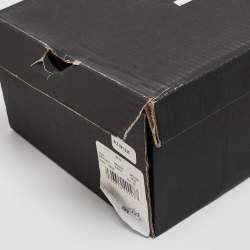 Pre Owned McQ by Alexander McQueen White/Black Canvas Shallow Swarm Sneakers Size 40