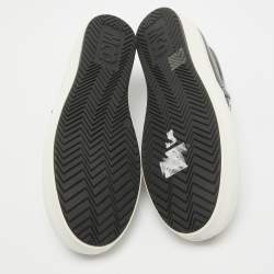 McQ by Alexander McQueen Tricolor Python Leather Slip On Sneakers Size 41