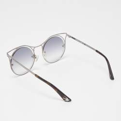 Pre Owned McQ by Alexander McQueen Metal Cat Eye Sunglasses