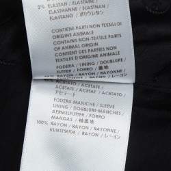 McQ by Alexander McQueen Black Crepe Blazer S