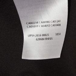 MCQ by Alexander McQueen Black Crepe V-Neck Sleeveless Top S