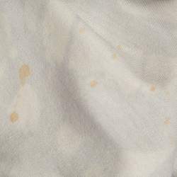 Pre Owned McQ by Alexander McQueen Black Printed Jersey Bodycon Dress L