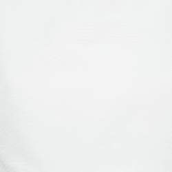McQ by Alexander McQueen White Faille Cotton Blend Layered Crop Top M