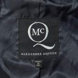 McQ by Alexander McQueen Ribbed Wool Blend Blazer & Skirt Set S
