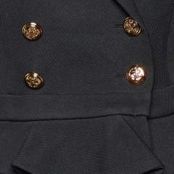McQ by Alexander McQueen Ribbed Wool Blend Blazer & Skirt Set S