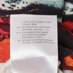 Pre Owned McQ by Alexander McQueen Multicolor Printed Jersey Mini Dress S