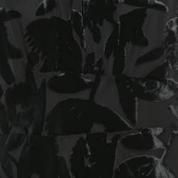 Pre Owned McQ by Alexander McQueen Black Patterned Velvet Short Dress M