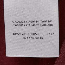McQ by Alexander McQueen Burgundy Velvet Maxi Skirt M