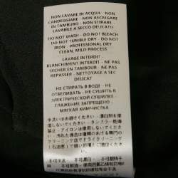 Pre Owned McQ by Alexander McQueen Black Satin Pleated Culottes S 