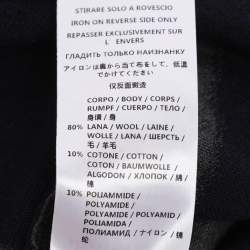 Pre Owned McQ by Alexander McQueen Multicolor Wool Knit Midi Dress L