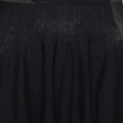 Pre Owned McQ by Alexander McQueen Multicolor Wool Knit Midi Dress L