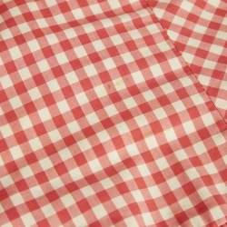 Pre Owned McQ by Alexander McQueen Pink Gingham Print  Suspender Strap Top S