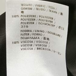 Pre Owned فساتان أم سي كيو باي أليكساندر ماكوين أسود من التفتة ذات بيبلوم منحوت ميديوم